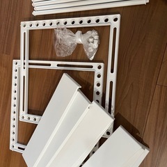 ニトリ　シンク下伸縮ラック(イータ 奥行40cm ホワイト)