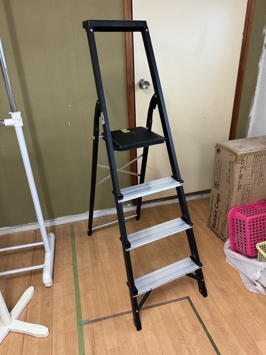 アルミ幅広ステップ踏み台　脚立　中古