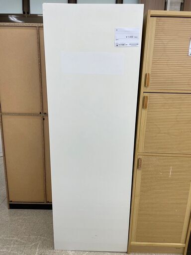 ★ジモティ割あり★  棚 白 H181.2×D42.5×W59.5 クリーニング済み TJ8936