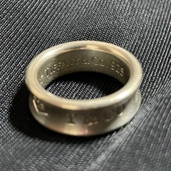 TIFFANY&Co. ティファニー ナローリング 10号 指輪 シルバー925の画像