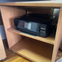 決まりました。デスク　チェスト　ラック　3点セットの画像