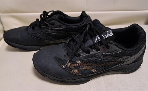 【中古美品】ASICS　レーザービーム LAZERBEAM 運動靴 スポーツシューズ 男児 24.5cm