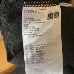 子供服 　黒のTシャツ　中古　ユニクロ等の画像