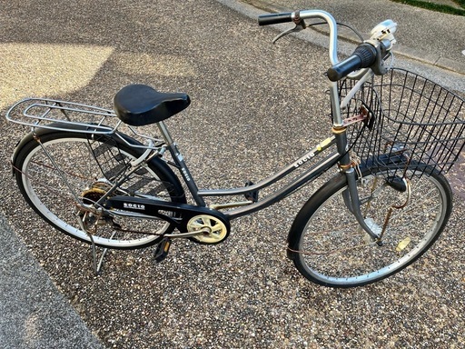 ママチャリ　シティサイクル　ソシオダイワサイクル　黒　26インチ　