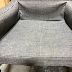 オシャレなチェア2脚セット♬グレー系のスタイリッシュなカラーです♬洗濯OKの画像