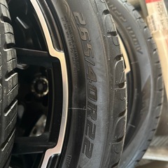 レクサスRXに履かせていた22インチアルミ美品　4本セット
の画像