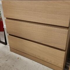 Ｋ247　IKEA3段チェスト