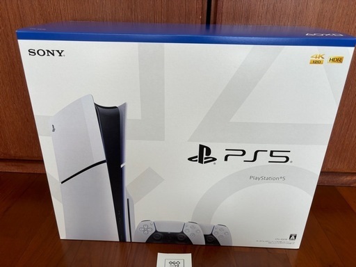 3年保証付●【新品未開封】  PS5　本体 新型 スリム ディスク版　コントローラー（2つ）ダブルパック