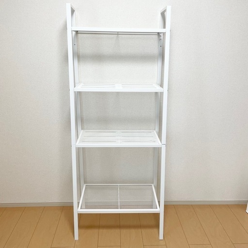 【直接引渡】IKEA レールベリ LERBERG シェルフユニット ラック ホワイト 60x148 cm 極美品