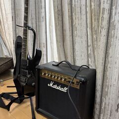 ギター・アンプのセットです