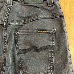 nudie jeans シンフィン　ブラック　29×32 裾上げ無しの画像
