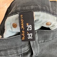 nudie jeans シンフィン　ブラック　29×32 裾上げ無しの画像