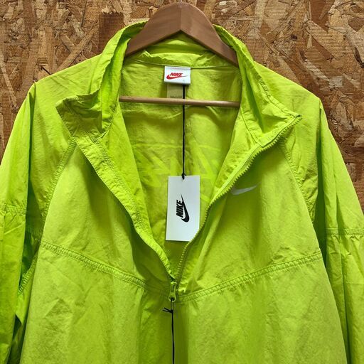 NIKE×STUSSY　Windrunner　in Brigh ナイロンジャケット　メンズ　Lサイズ　イエロー系