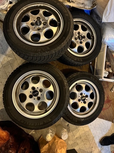 ミニクーパー　純正ホイール　スタッドレス