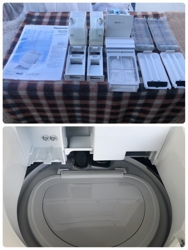 ★値下げしました★K176★Panasonic製★2022年製10.0㌔/5.0㌔洗濯乾燥機★6ヶ月保証付き★近隣配送・設置可能