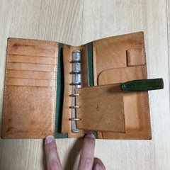 【革製】システム手帳カバーの画像