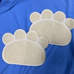 猫用マット　砂飛び散り防止　2枚セット　1枚でも可
