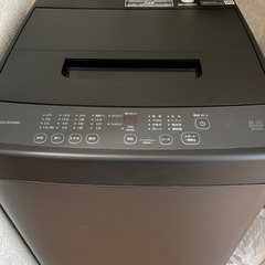 美品❗️　アイリスオーヤマ洗濯機　IAW-T504-B　保証書付き 