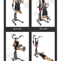 ホームジム DX懸垂器具 腹筋 腕立て運動可能 　マルチジム LE-VKRの画像