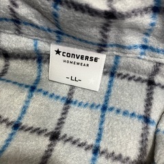 converse コンバース パジャマ LLサイズ メンズ men's あったかパジャマ フリース素材 冬パジャマの画像