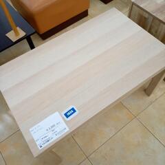 ★ジモティ割あり★ IKEA テーブル ベージュ木目調 W45.5×D55×H90 クリーニング済み OJ6030の画像