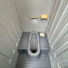ポンプ式簡易水洗トイレの画像