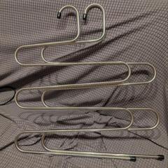 ステンレスズボンハンガー2本