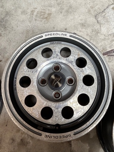 希少ホイールセット ダイハツ　シャレード　レトロ　純正オプション　スピードライン