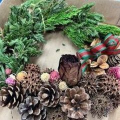 クリスマスリース作り