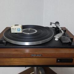 パイオニア　マニュアル　レコードプレーヤー　未使用レコード針付属...