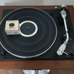 パイオニア　マニュアル　レコードプレーヤー　未使用レコード針付属　マニュアル改造品　ターンテーブル　レコード　昭和レトロ　アンティークの画像