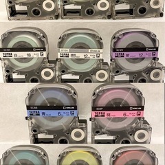 美品 TEPRA pro テープカートリッジ 11つ付 テプラ ラベルライターの画像