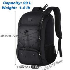 新品　青色10月限定特価　多機能大容量軽量　野球バックパック　ボールバットホルダーとシューズコンパートメント付き　野球リュックサックの画像