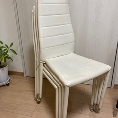 ジャンク品)ダイニングチェア　5脚　10/24まで　の画像