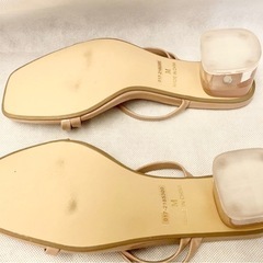 未使用 NATURAL BEAUTY BASIC ナローストラップミュール サイズM ナチュラルビューティーベーシックの画像