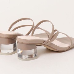 未使用 NATURAL BEAUTY BASIC ナローストラップミュール サイズM ナチュラルビューティーベーシックの画像
