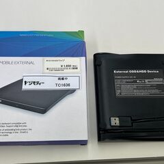 ★リユースのサカイ千葉中央店★期間限定割引有  外付けDVDドライブ  H×D×W クリーニング済み TC1636の画像