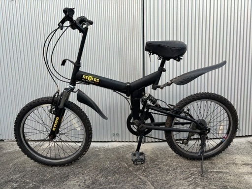 【使用少】前後フルサス★シマノ6段変速★折りたたみ自転車★マウンテンバイクタイヤ★