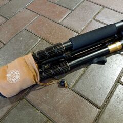 QZSD ポータブル三脚 QZSD-666 雲台 QZSD-02 セット 収納袋付き 最大156cm カメラ器具 札幌市 新道東店の画像
