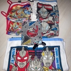 ウルトラマン ハンドタオル フェイスタオル 巾着 