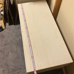 ニトリ　小型テレビ台　ミニ　キャビネット　飾り台　花台　ホワイト　洋風　白　木製の画像