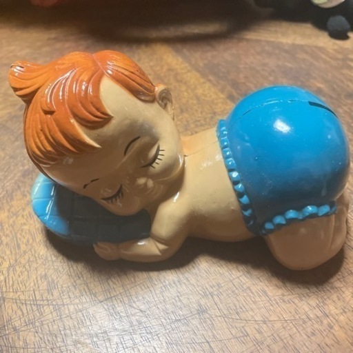 レトロ　ソフビ　人形