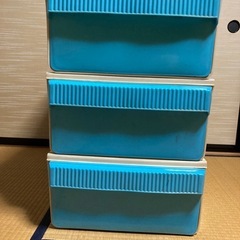 プラスチックの収納ケースをお譲りします→取引成立