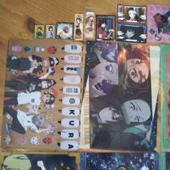 新品未使用 キャラクター 鬼滅の刃 クリアファイル+シール まとめ売の画像
