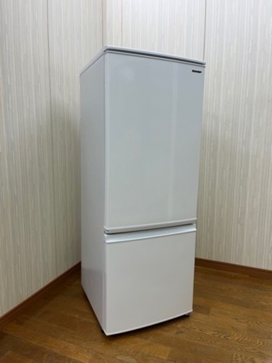 激安!! 美品です!! SHARP 少し多めの167L! 2ドア冷蔵庫 2018年 SJ-C17E-W 家電 キッチン家電 冷蔵庫