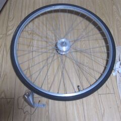 自転車　前輪　27インチ