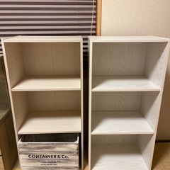 カラーボックス　ホワイト