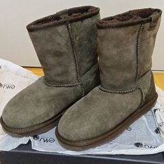 emu エミュー　ムートンブーツ　25cm　ブラウン系