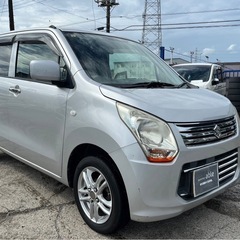 即日納車ok h26年式 ワゴンR 9万キロ 車検令和7年7月 ETC 社外アルミ アイドリングストップ 機関良好 の画像