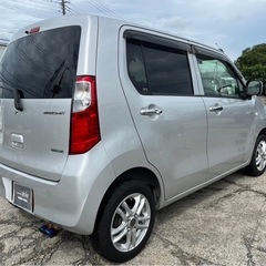 即日納車ok h26年式 ワゴンR 9万キロ 車検令和7年7月 ETC 社外アルミ アイドリングストップ 機関良好 の画像